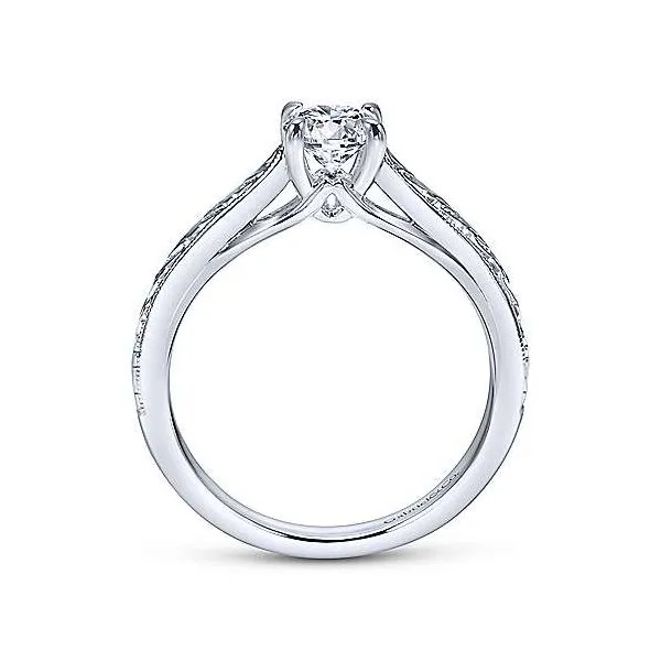 Gabriel & Co Vintage Solitaire Engagement Mounting Image 2 Your Jewelry Box Altoona, PA