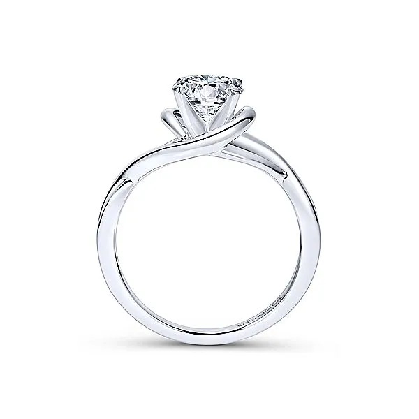 Gabriel & Co Bypass Solitaire Engagement Mounting Image 2 Your Jewelry Box Altoona, PA