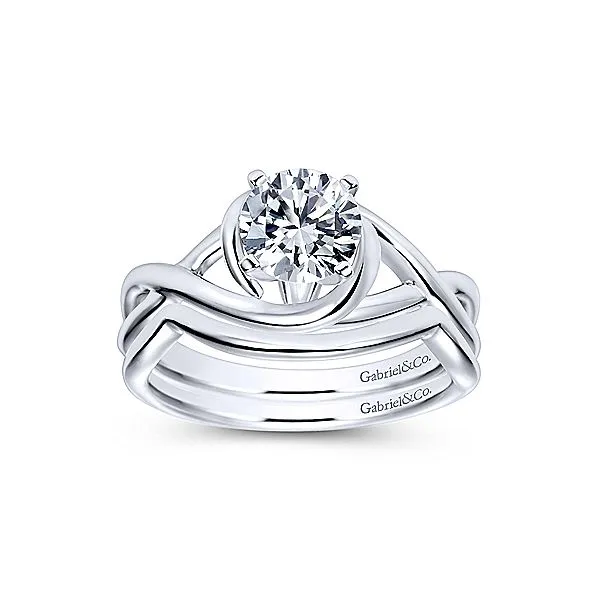 Gabriel & Co Bypass Solitaire Engagement Mounting Image 4 Your Jewelry Box Altoona, PA