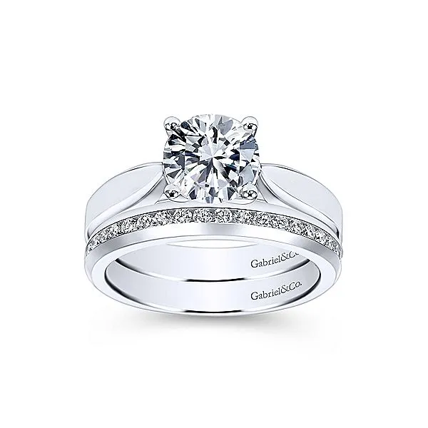 Gabriel & Co Solitaire Engagement Mounting Image 4 Your Jewelry Box Altoona, PA