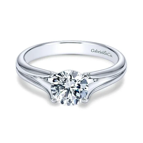 Gabriel & Co Split Shoulders Solitaire Engagement Mounting Your Jewelry Box Altoona, PA