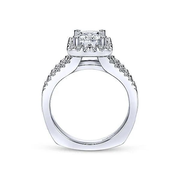 Gabriel & Co Princess Cut Diamond Engagement Mounting Image 2 Your Jewelry Box Altoona, PA