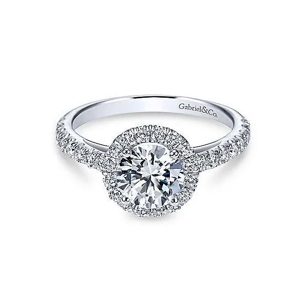 Gabriel & Co Diamond Halo Engagement Mounting Your Jewelry Box Altoona, PA
