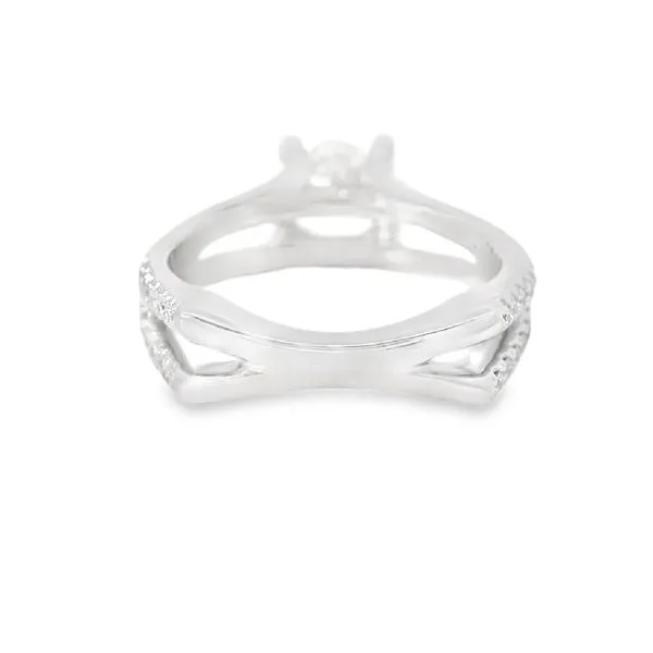 18K White Gold Michael M Engagement Mounting Image 3 Your Jewelry Box Altoona, PA