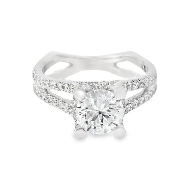 18K White Gold Michael M Engagement Mounting Your Jewelry Box Altoona, PA