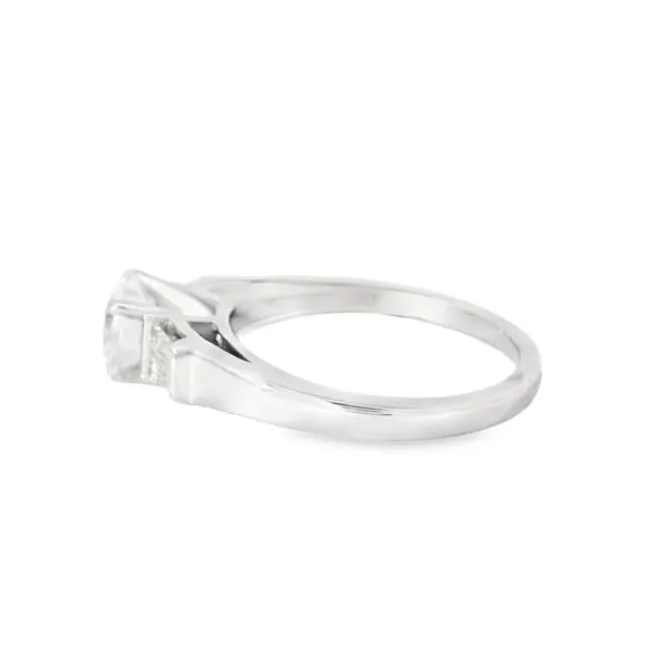 14K White Gikd Baguette Diamond Engagement Mounting Image 2 Your Jewelry Box Altoona, PA