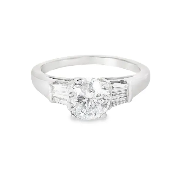14K White Gikd Baguette Diamond Engagement Mounting Your Jewelry Box Altoona, PA