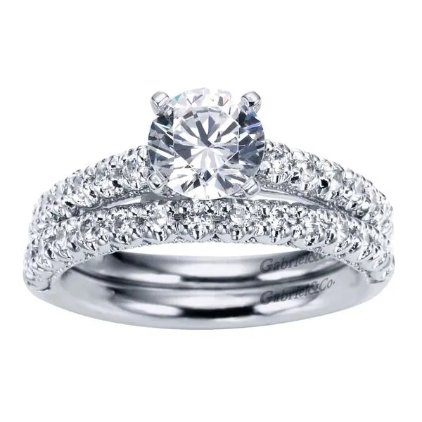 Gabriel & Co. 14KW Diamond Engagement Ring Image 5 Your Jewelry Box Altoona, PA