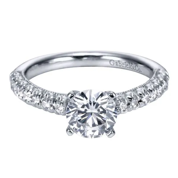 Gabriel & Co. 14KW Diamond Engagement Ring Your Jewelry Box Altoona, PA