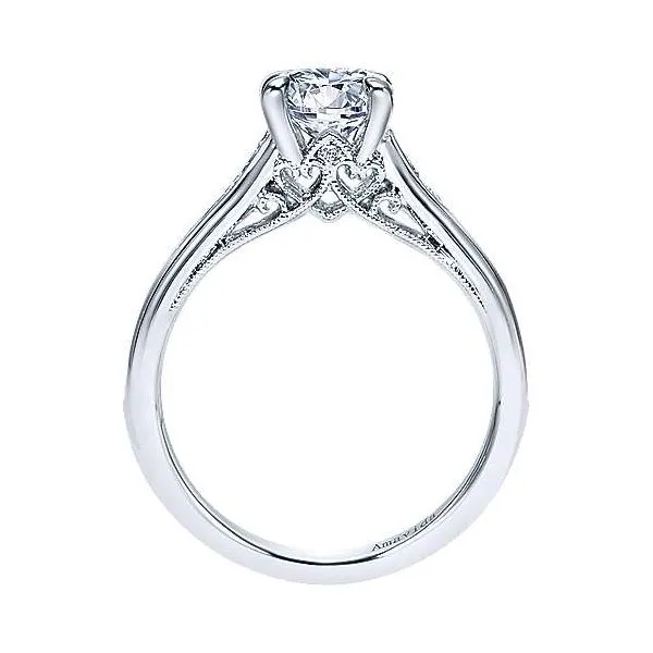 Amavida 18K White Gold Diamond Engagement Ring Image 2 Your Jewelry Box Altoona, PA