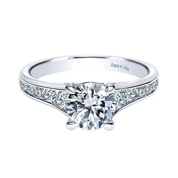 Amavida 18K White Gold Diamond Engagement Ring Your Jewelry Box Altoona, PA