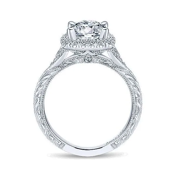Amavida Vintage Style Engagement Ring Mounting Image 2 Your Jewelry Box Altoona, PA