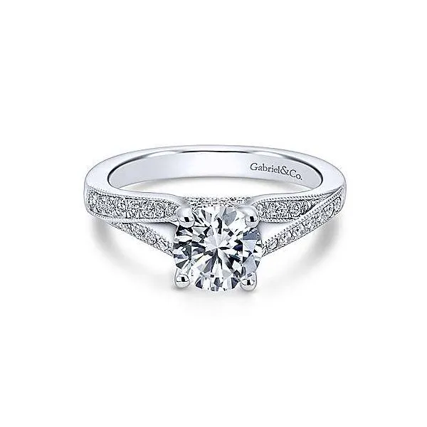 14K White Gold Diamond Engagement Mounting Your Jewelry Box Altoona, PA
