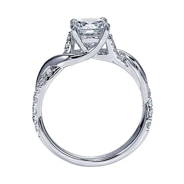 Amavida Interwoven Diamond Engagement Ring Mounting Image 2 Your Jewelry Box Altoona, PA