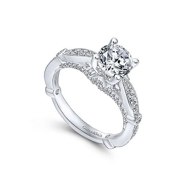 Gabriel & Co Diamond Engagement Ring Mounting Image 3 Your Jewelry Box Altoona, PA