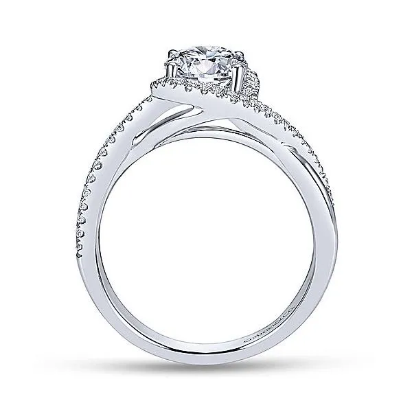 Gabriel & Co 14K Diamond Engagement Ring Image 2 Your Jewelry Box Altoona, PA