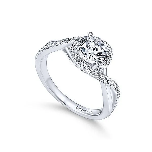 Gabriel & Co 14K Diamond Engagement Ring Image 3 Your Jewelry Box Altoona, PA