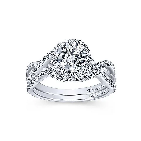 Gabriel & Co 14K Diamond Engagement Ring Image 4 Your Jewelry Box Altoona, PA