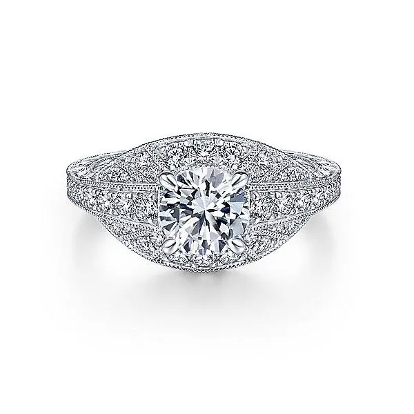 14K White Gold Antique Diamond Engagement Mounting Your Jewelry Box Altoona, PA