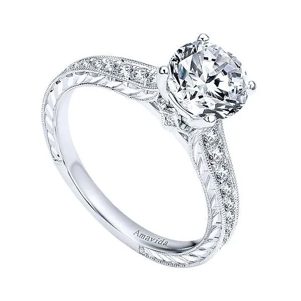 Amavida Diamond Engagement Ring Mounting Image 3 Your Jewelry Box Altoona, PA