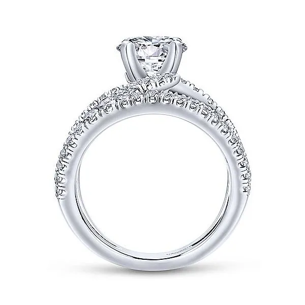 14K White Gold Nova Diamond Engagement Mounting Image 2 Your Jewelry Box Altoona, PA