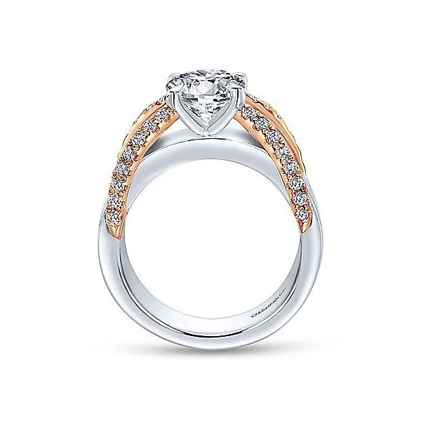 Gabriel & Co Diamond Wide Engagement Mounting Image 2 Your Jewelry Box Altoona, PA