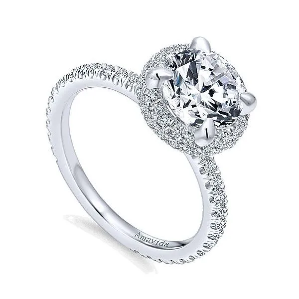 Amavida Diamond Engagement Ring Mounting Image 3 Your Jewelry Box Altoona, PA