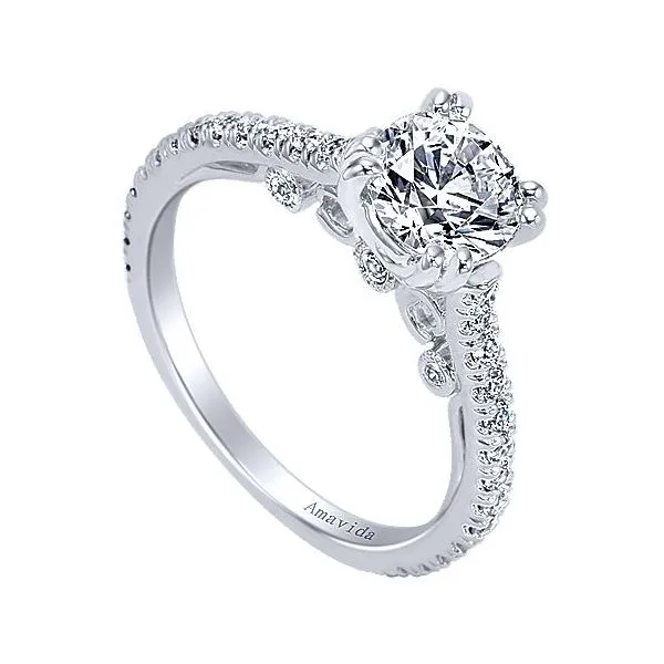 Amavida Diamond Engagement Ring Mounting Image 3 Your Jewelry Box Altoona, PA