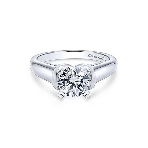 14K White Gold Diamond Solitaire Engagement Mounting Your Jewelry Box Altoona, PA