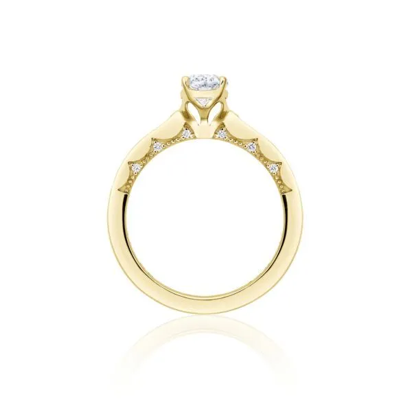 Tacori 14K Yellow Gold Oval Diamond Engagement Ring Image 2 Your Jewelry Box Altoona, PA