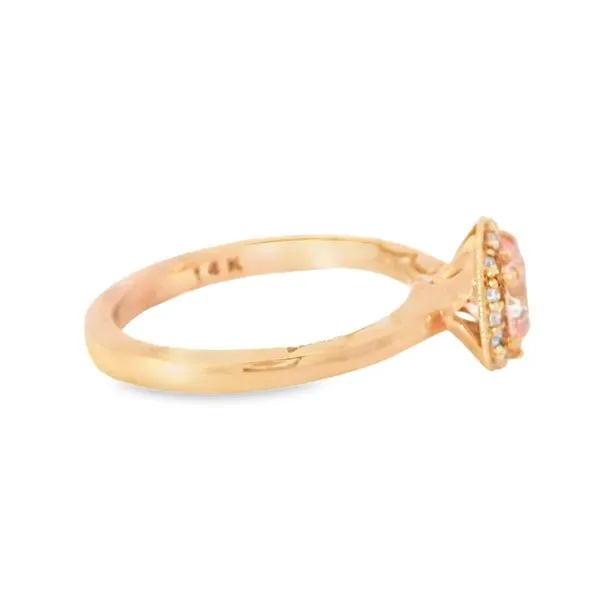 Tacori 14K Rose Gold Round Diamond Bloom Engagement Ring Image 4 Your Jewelry Box Altoona, PA