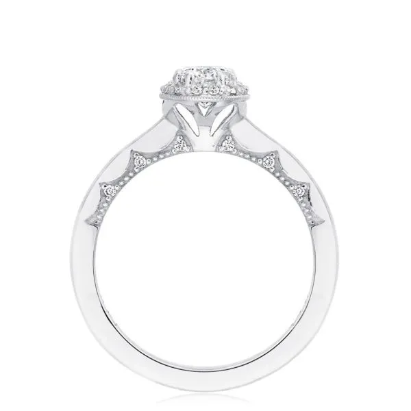 Tacori 14K White Gold Oval Diamond Bloom Engagement Ring Image 2 Your Jewelry Box Altoona, PA