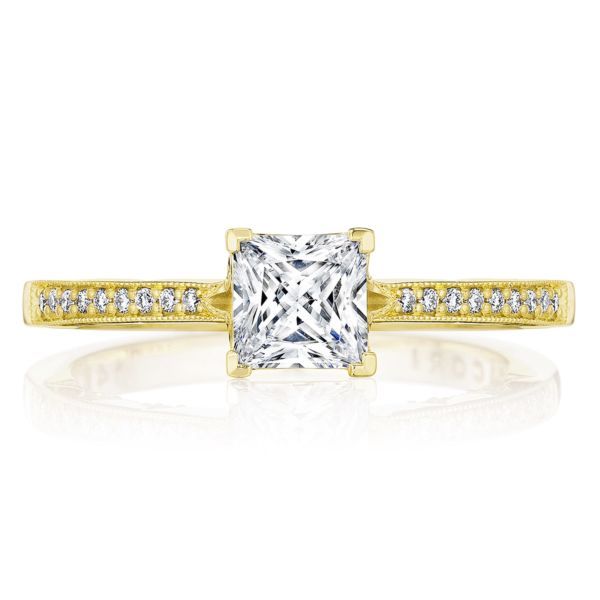 Tacori 14K Yellow Gold Princess Diamond Engagement Ring Your Jewelry Box Altoona, PA
