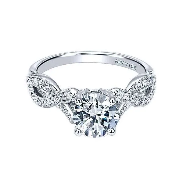 Amavida 18K White Gold Diamond Engagement Ring Your Jewelry Box Altoona, PA