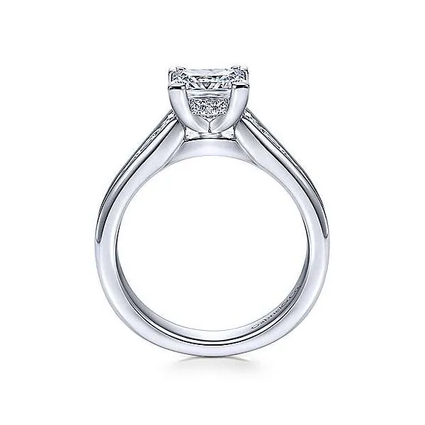 Amavida 18K White Gold Diamond Engagement Ring Image 2 Your Jewelry Box Altoona, PA