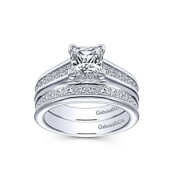 Amavida 18K White Gold Diamond Engagement Ring Image 4 Your Jewelry Box Altoona, PA