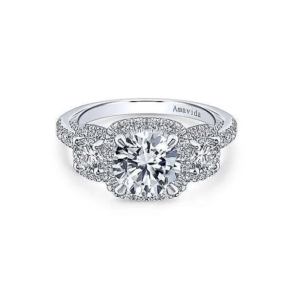 Amavida 18K White Gold Diamond Engagement Ring Your Jewelry Box Altoona, PA