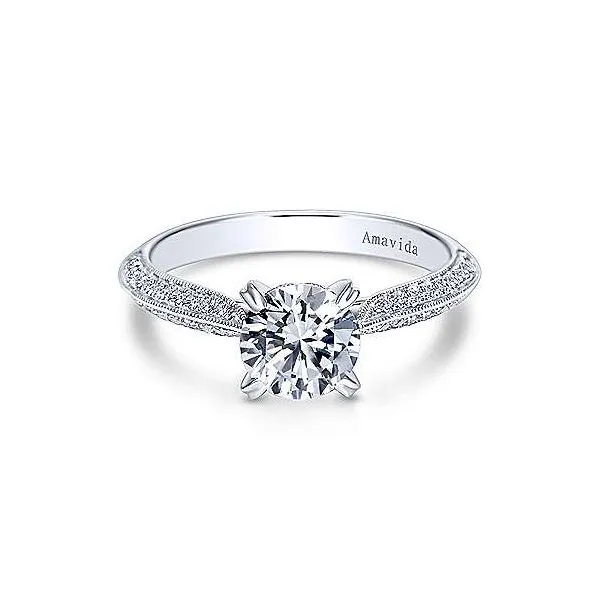 Amavida 18K White Gold Diamond Engagement Ring Your Jewelry Box Altoona, PA