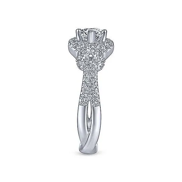 Gabriel & Co East West Diamond Engagement Ring Image 4 Your Jewelry Box Altoona, PA
