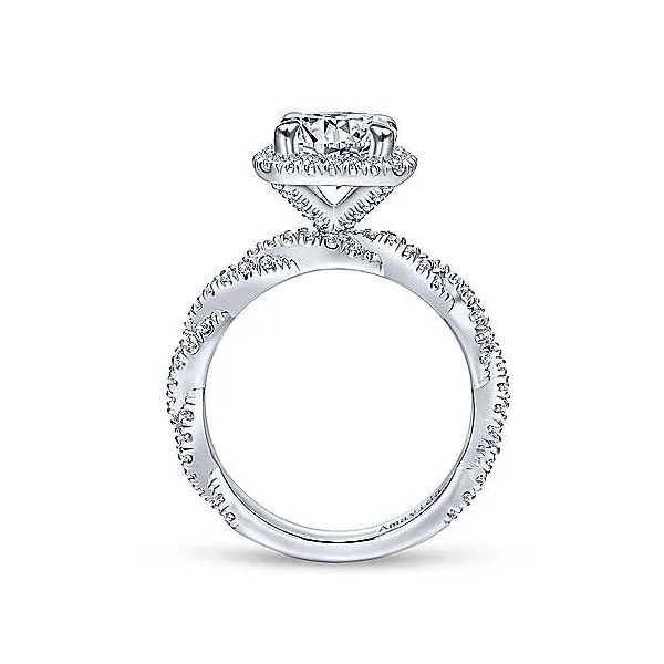 Amavida 18K White Gold Diamond Engagement Ring Image 2 Your Jewelry Box Altoona, PA