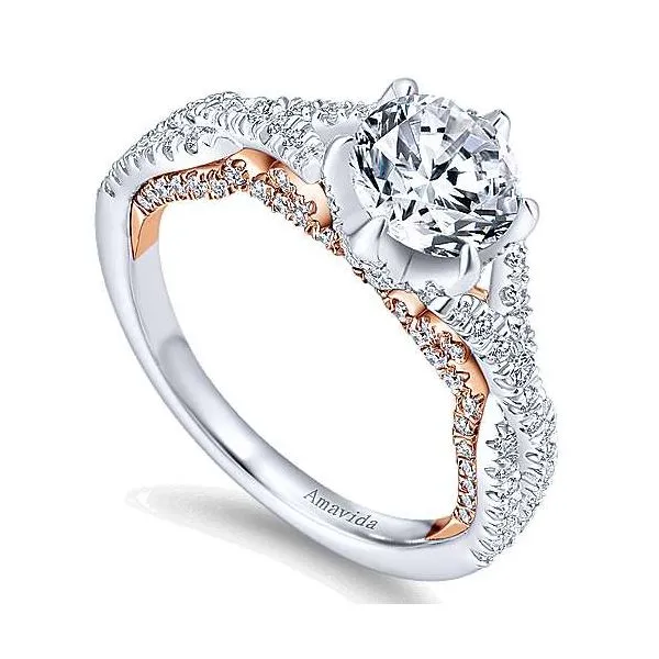 Gabriel Co. Amavida Diamond Engagement Ring 001 140 01106 Your Jewelry Box Altoona PA