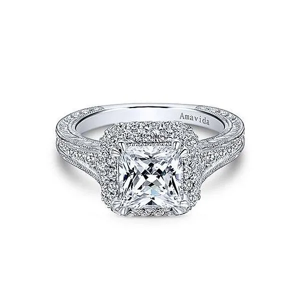 Amavida 18K White Gold Diamond Engagement Ring Your Jewelry Box Altoona, PA