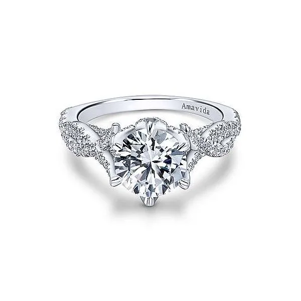 Amavida 18K White Gold Diamond Engagement Ring Your Jewelry Box Altoona, PA