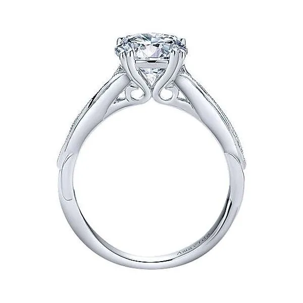 Amavida 18K White Gold Diamond Engagement Ring Image 2 Your Jewelry Box Altoona, PA