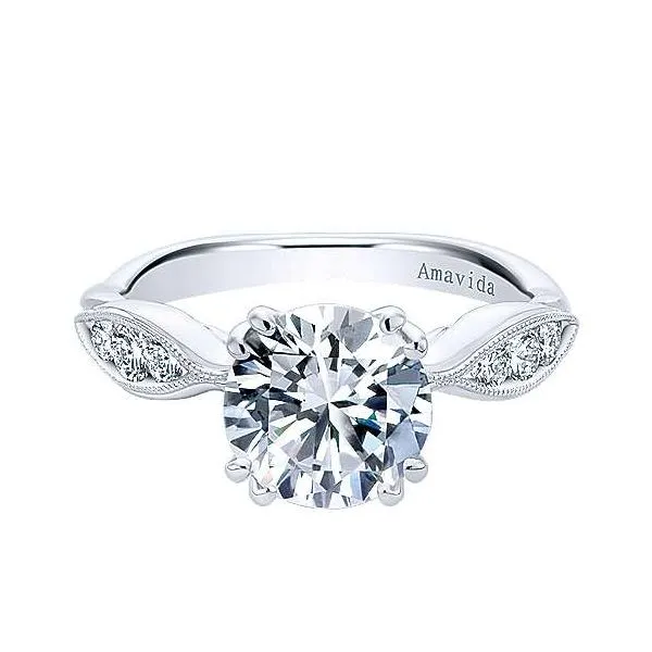 Amavida 18K White Gold Diamond Engagement Ring Your Jewelry Box Altoona, PA