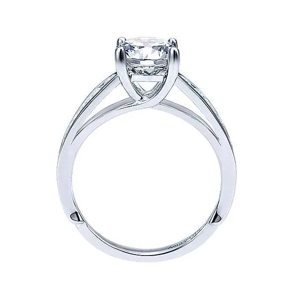 Amavida 18K White Gold Diamond Engagement Ring Image 2 Your Jewelry Box Altoona, PA