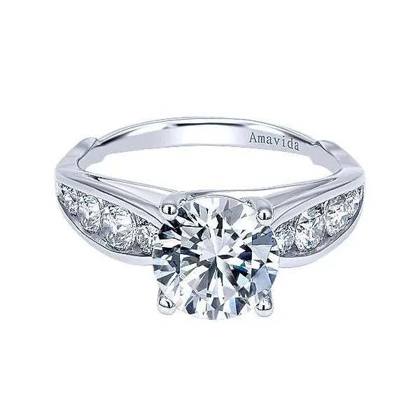Amavida 18K White Gold Diamond Engagement Ring Your Jewelry Box Altoona, PA