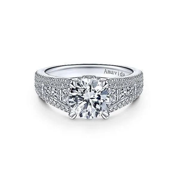 Amavida 18K White Gold Diamond Engagement Ring Your Jewelry Box Altoona, PA