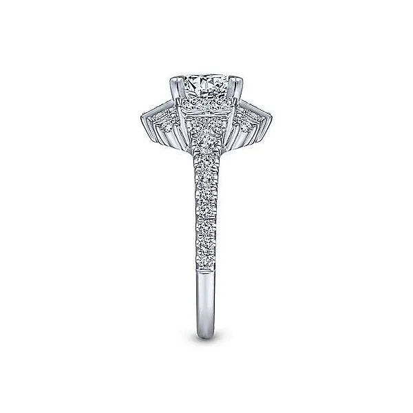 Amavida 18K White Gold Diamond Engagement Ring Image 3 Your Jewelry Box Altoona, PA