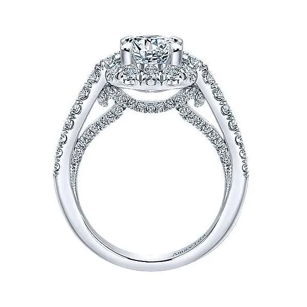 Amavida 18K White Gold Diamond Engagement Ring Image 2 Your Jewelry Box Altoona, PA